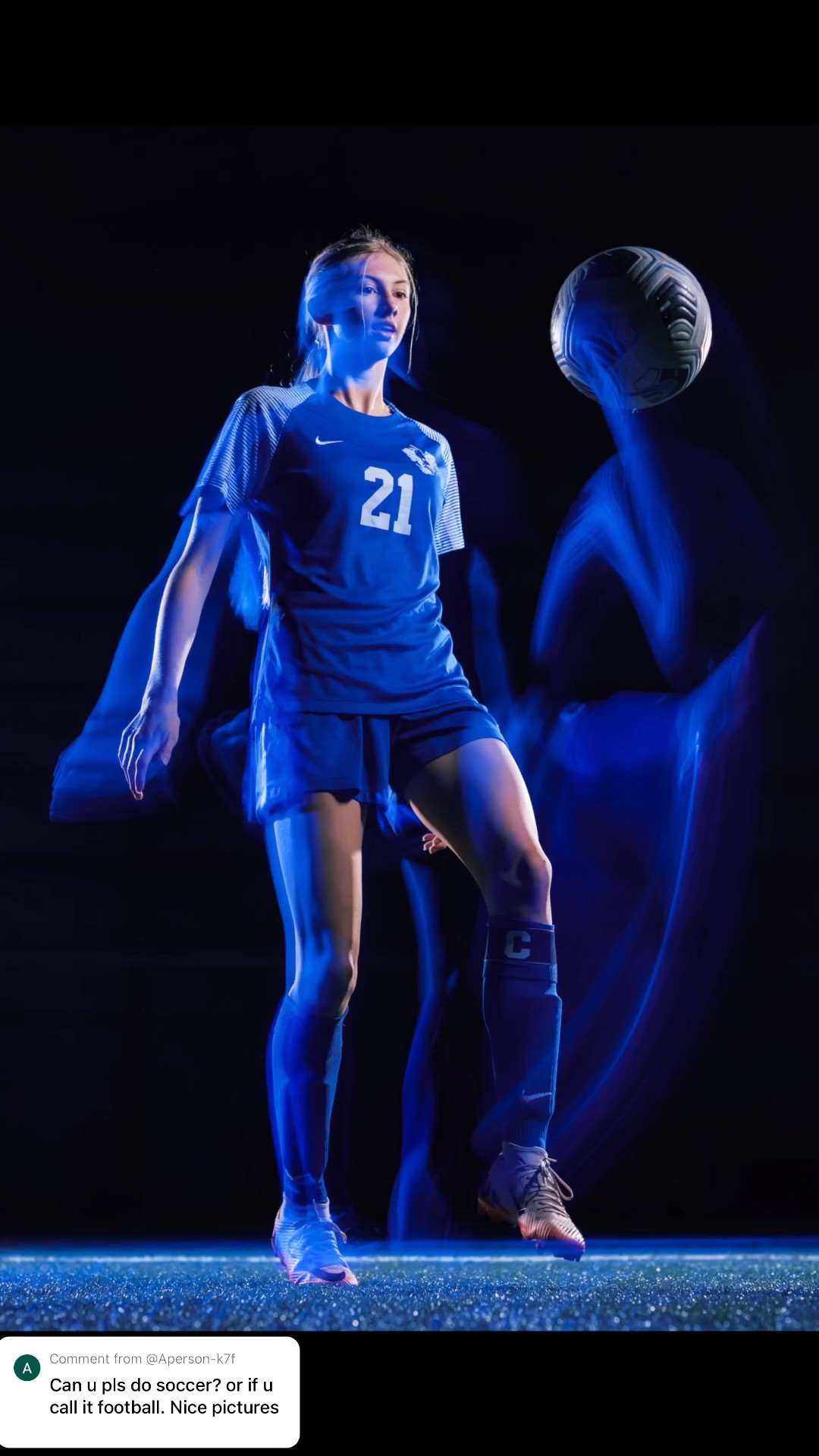Fancy soccer photos! #sportsphotographer #soccer #football