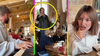 A famous OPERA SINGER joins me in a CAFÉ 🤯🤯