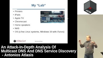 In Depth Analysis Of Multicast DNS And DNS Service Discovery   Antonios Atlasis