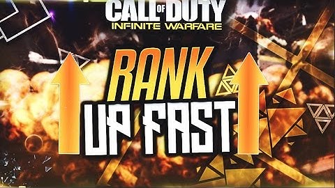 THE BEST WAY TO LEVEL UP IN INFINITE WARFARE