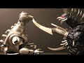 Gigan vs Mecha Godzilla Stop Motion short