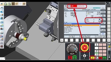 RESET and Emergency stop Button for CNC Turn