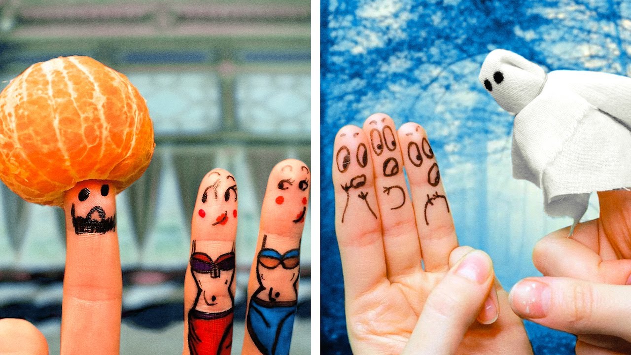 35 FUNNY FINGER ART IDEAS THAT ARE SO SWEET