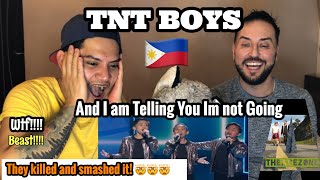 Singer Reacts| TNT Boys- And I Am Telling You Im Not Going| World Best Battle Round