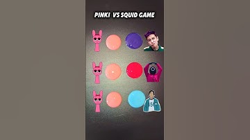 Sprunki Pinki vs Squid Game2 Guess the mixed color #shorts #sprunki #colormixing #incrediboxsprunki