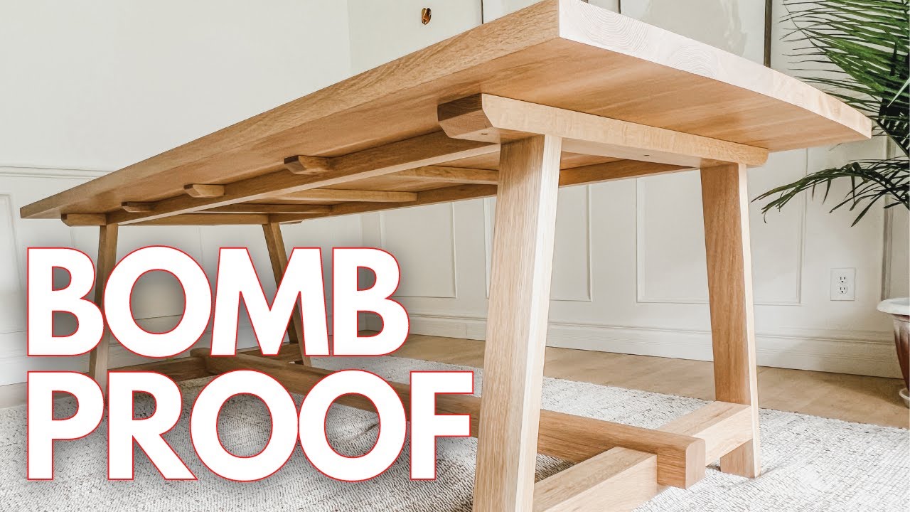 How To Build An Oak Dining Table