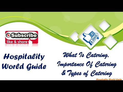 Video: What Is Catering Services