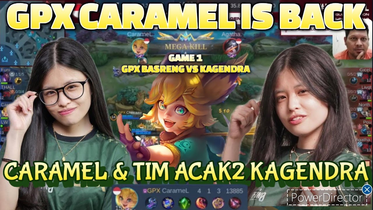GPX CARAMEL IS BACK. CARAMEL ACAK2 TIM KAGENDRA. GPX BASRENG VS KAGENDRA GAME 1.