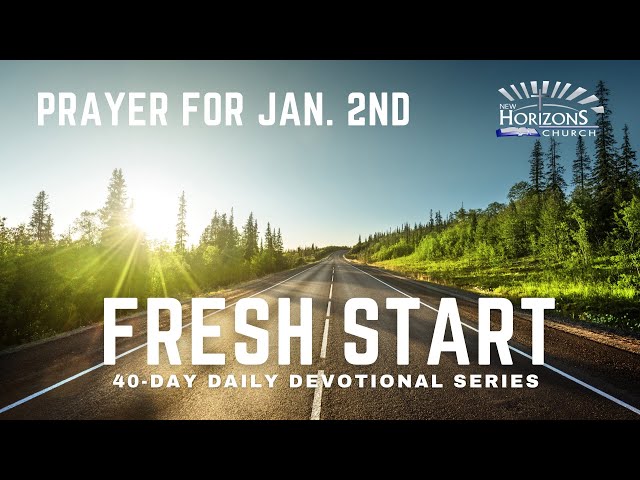 Fresh Start | Companion Prayer | January 2