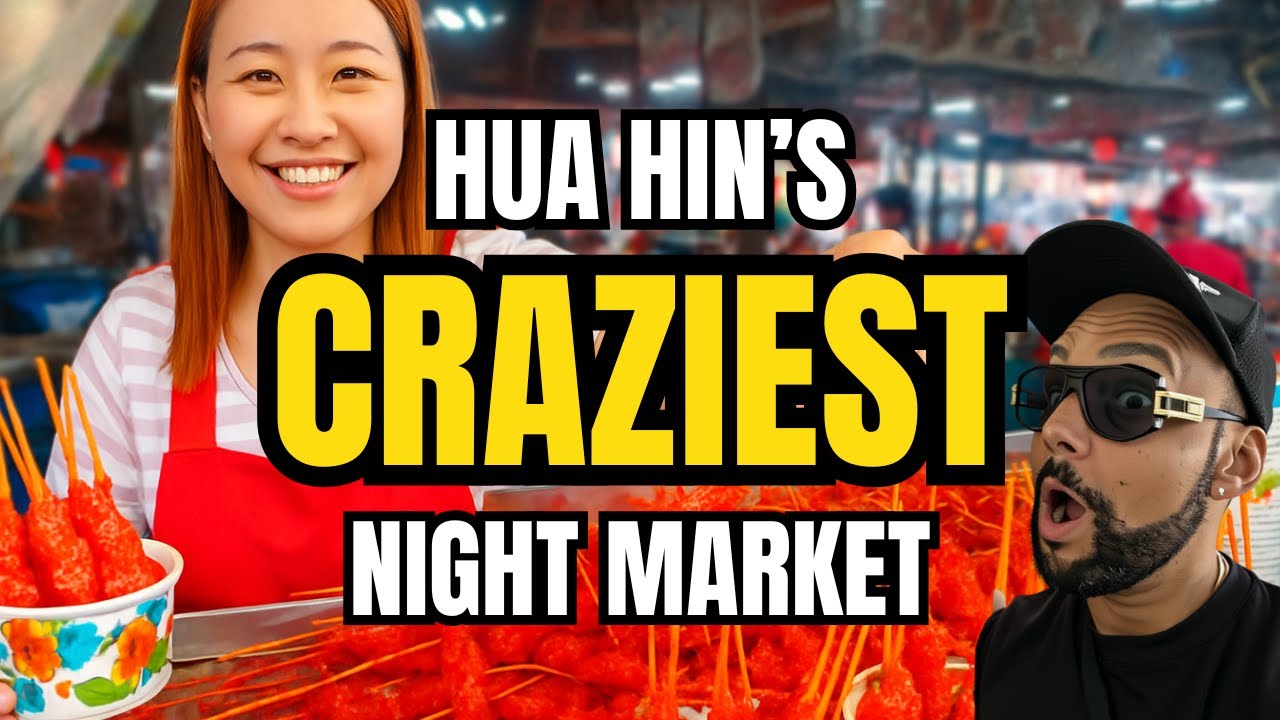 Exploring Hua Hin’s Most Colorful Market Ever!