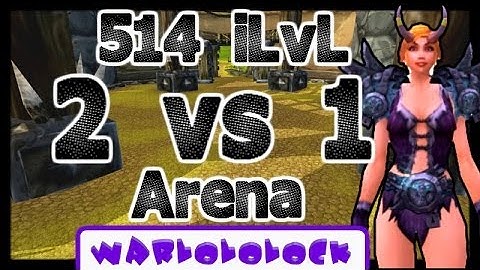 1600 MMR 1v2 Arena as a 514 iLvL Affliction Warlock | MoP 5.4.2