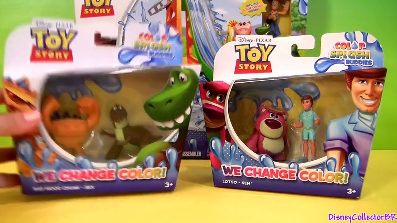 Cars Color Changers in Toy Story Slide n Surprise Playground Color