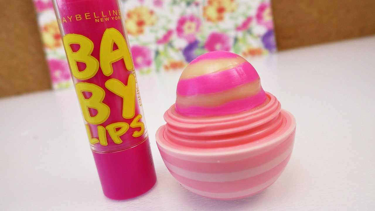 EOS Lipbalm DIY | EOS mit Babylips färben | Lippenpflege mit pinken Streifen | Coconut Milk