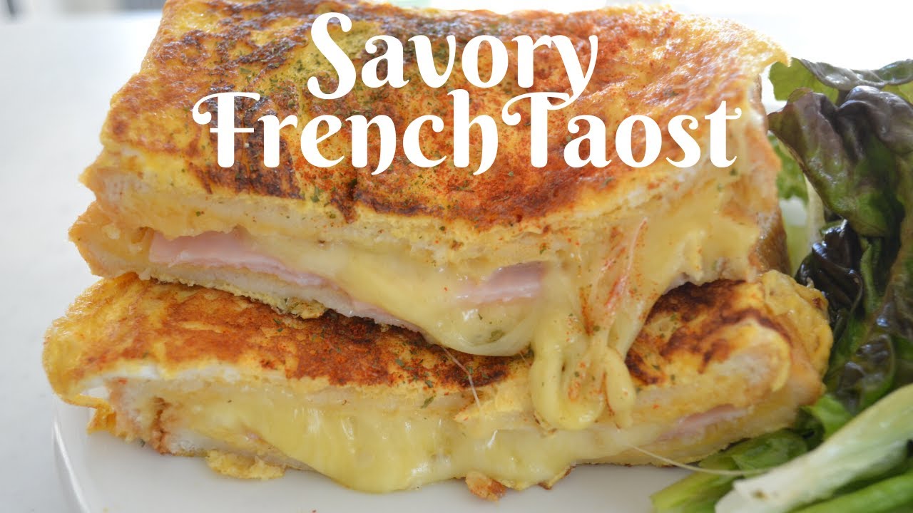 Quick and Easy Recipe ★Ooey Gooey ham and cheese French Toast★Enjoy cooking at home! | Kitchen Princess Bamboo