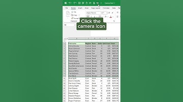 Camera Tool in Excel‼️ #excel