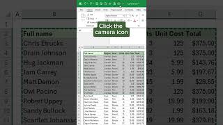 Camera Tool in Excel‼️ #excel screenshot 5