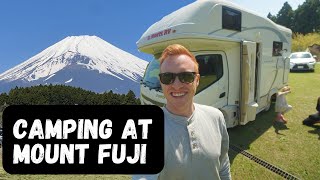 Our FIRST day of Japan van life (RV tour and visiting Mount Fuji)