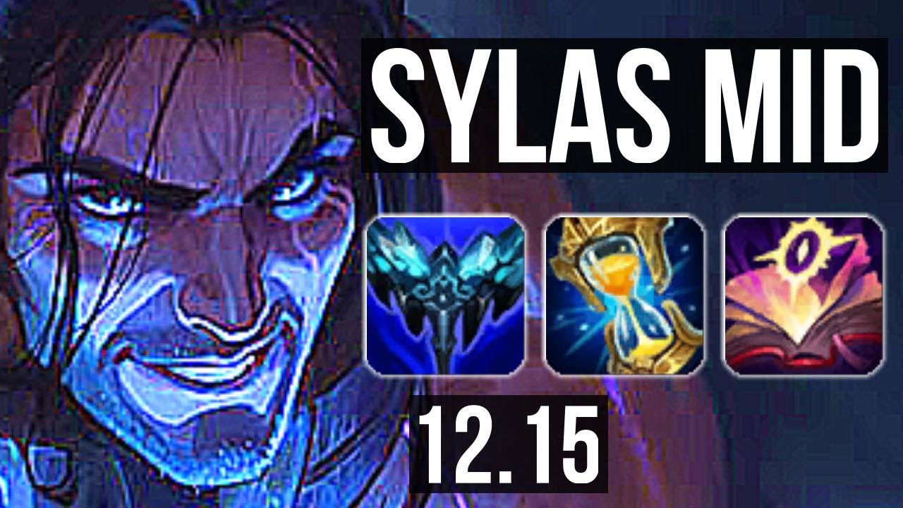 SYLAS vs DIANA (MID) | 12/1/6, Legendary, 400+ games, 900K mastery | NA Master | 12.15