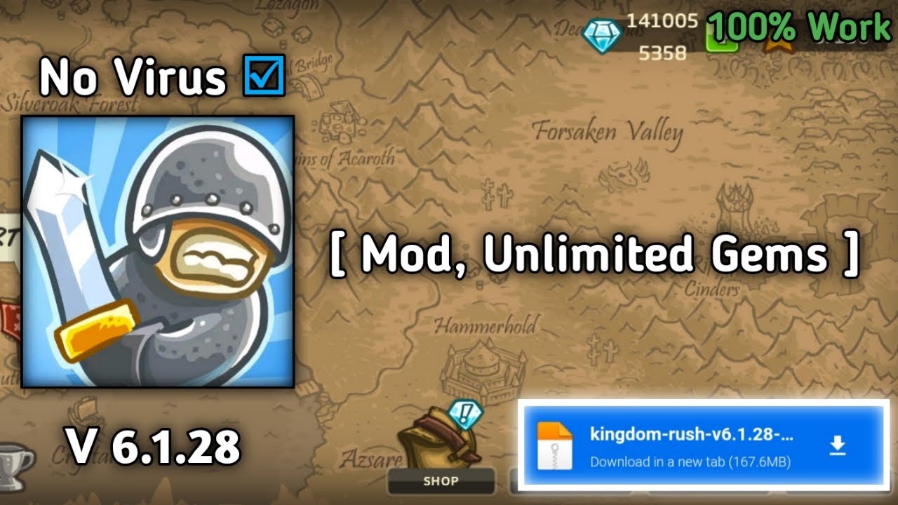[ 6.1.28 ] Kingdom Rush Mod Apk [ Mod, Unlimited