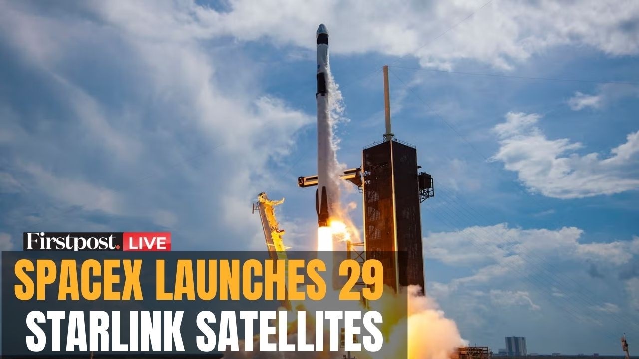 LIVE: SpaceX Falcon 9 Rocket Launches Starlink Satellites From Cape ...