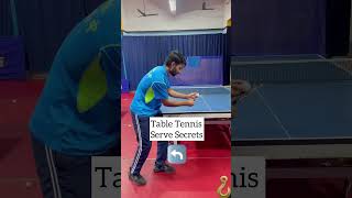 Table Tennis Serve Secret | Hook Serve #tutorial #tabletennis #pingpong