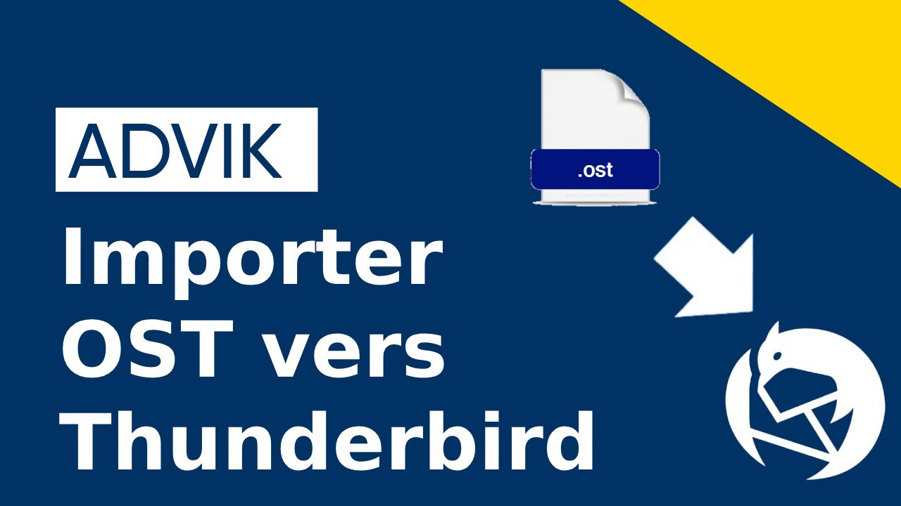Comment importer un fichier OST dans Thunderbird?