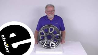 etrailer | Checking Out the Aluminum AM03 Series Gunmetal Gray Machined Trailer Wheel
