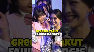 GRESEEL NGGAK TEGA, TAKUT FAHIRA NANGIS #greeseljkt48 #fahirajkt48