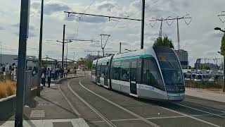 Ratp Tram T7 Départ Dun Citadis 302 À Chevilly-Larue