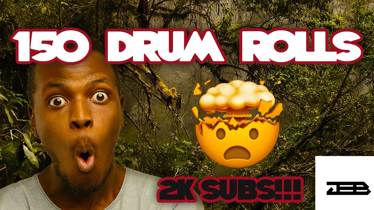 2k SUBS!!!!!  free African  DRUM ROLLS DRUM KIT and AFROBEAT ROLLS 150 drum rolls and FILLS