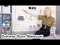 Extreme aesthetic art room makeover  art room tour 2022