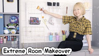 EXTREME *Aesthetic* Art Room MAKEOVER - Art Room Tour 2022