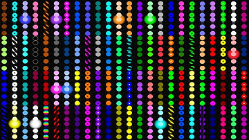 Fall Down - 100 Colors Marble Race in Algodoo