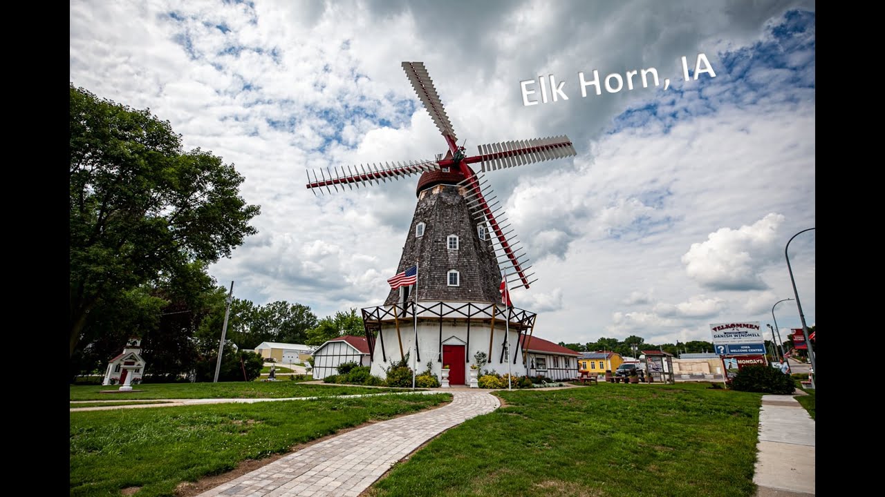 Elk Horn, IA Walk: Wandering Walks of Wonder Slow TV Walking Tour 4K
