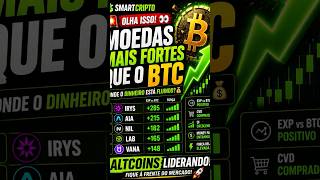 🚨ALTICOINS MAIS FORTE QUE O BTC 👀 #fypシ #altcoins #trading #bitcoin #moneyflow #smartmoney