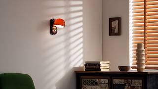 Scarlet Dome Wall Sconce – Bold scarlet elegance with a warm atmospheric glow
