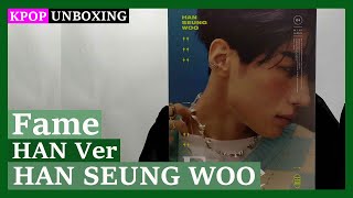 Unboxing Han Seung Woo [Fame] (HAN Ver) 한승우 (Victon 빅톤) 1st mini album Kpop Unboxing 케이팝 언박싱 goods