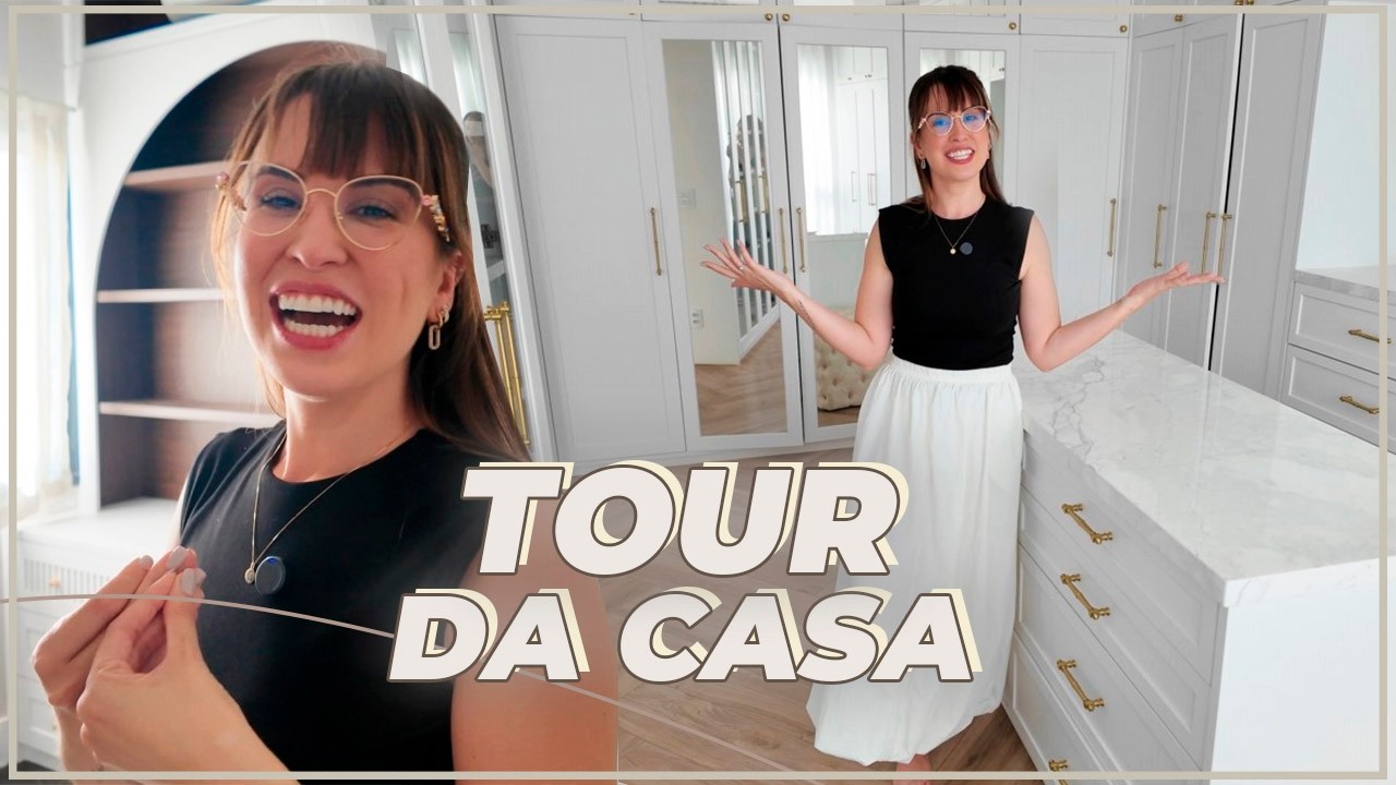 TOUR DA MINHA CASA NOVA - YouTube