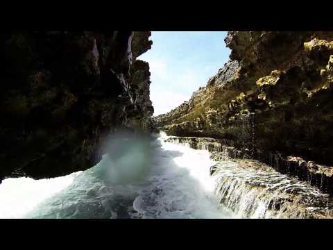 Inside Devil's Bridge Antigua