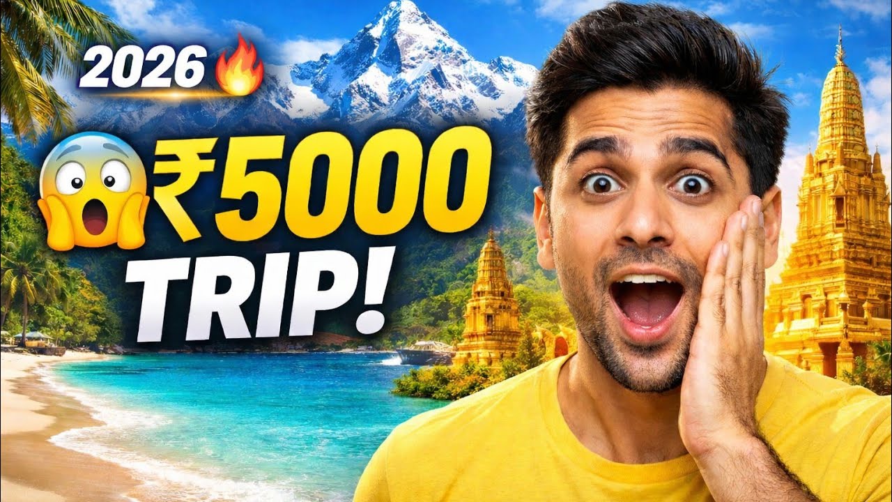 Top 10 Cheap Travel Destinations 2026 🇮🇳 | Budget Friendly Trip 🔥 | कम पैसो में जन्नत 🔥 |