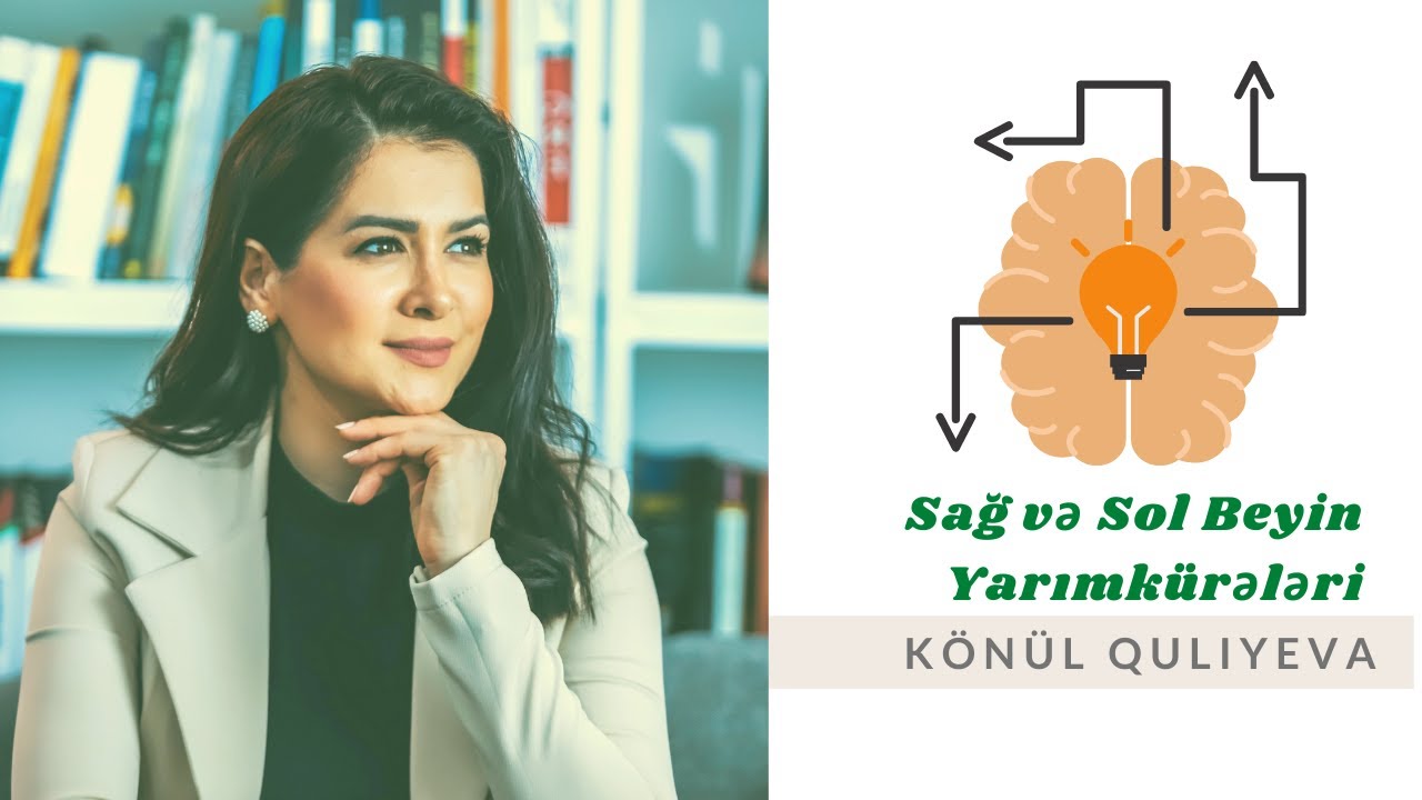 #ferdiinkisaf #beyinyarimkureleri Sağ və Sol Beyin Yarımkürələri, Funksiyaları və İnkişaf yolları