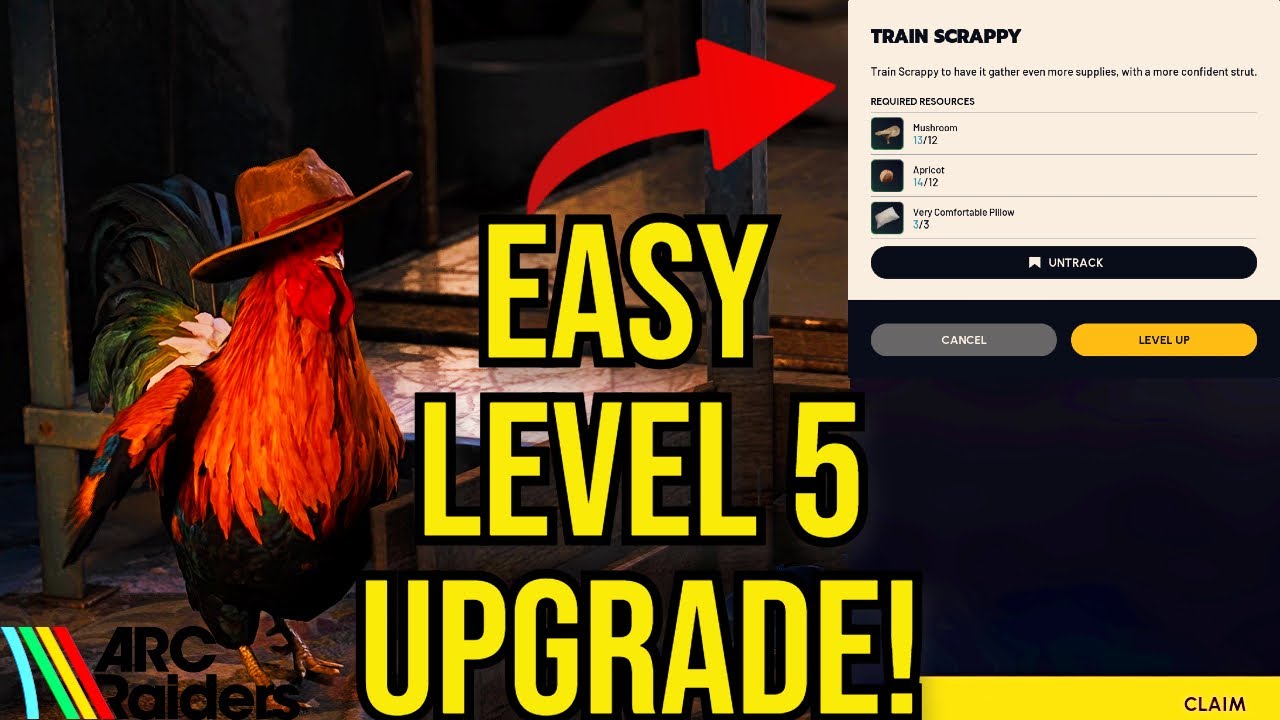How To Upgrade Scrappy To Level 5 Easy! (Arc Raiders)