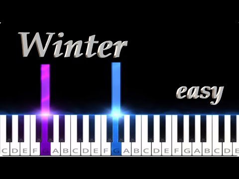 Winter - Largo (Easy piano for beginners) - A.Vivaldi