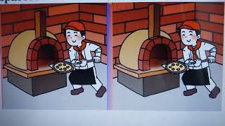 🍕🔍 Тест на внимательность: найдите за 1 минуту 3 отличия на картинках с приготовлением пиццы