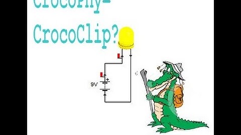 CrocoClips V.3.5 Tutorial#2: Can we make a simple circuit using symbols and pictures like CrocoPhys?