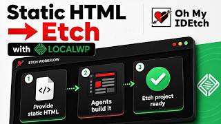 I Built a Full Dynamic WordPress Site From a Static Design in 1 Hour (OMIDE × LocalWP)