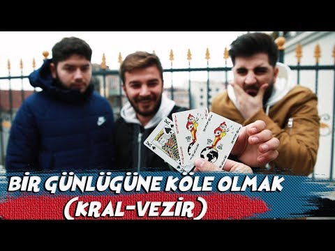 BİR GÜNLÜĞÜNE KÖLE OLMAK! (KRAL&VEZİR)