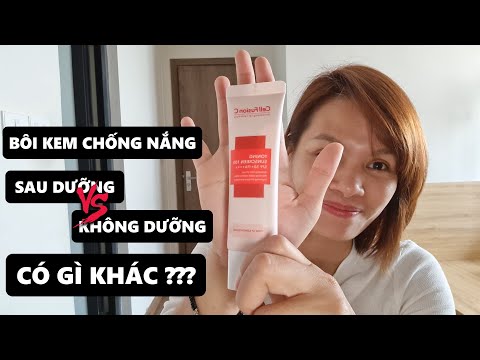 Cell Fusion C Màu Hồng - Trải nghiệm dùng kem chống nắng Cell Fusion C. Khác biệt khi bôi KCN khi dưỡng da và không dưỡng da