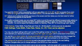 Twin Stim II EMS Mode Training