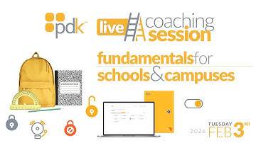 PDK Access Control Coaching: Fundamentals for Schools and Campuses